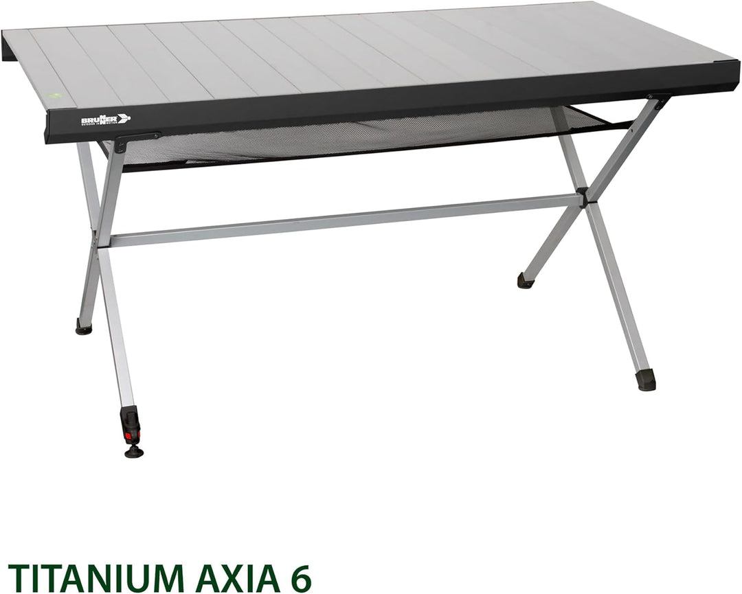 BRUNNER 0406099N Campingbedarf, Aluminium, Silber/Schwarz, Titanium Axia 6, Axia 6
