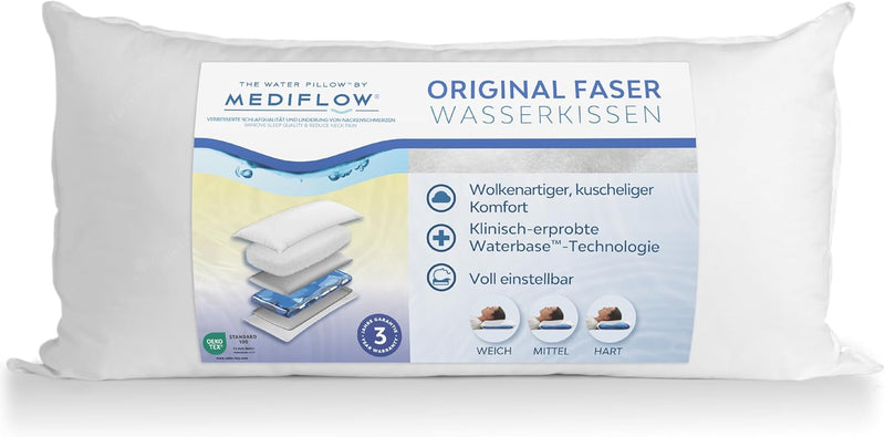 Mediflow 5001 Das Original Wasserkissen , Baumwolle , 40x80cm