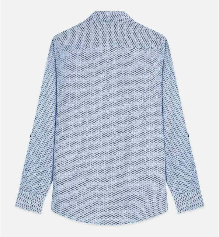 Scotch & Soda Herren Poplin Shirt Hemd S Flower Ditsy Windsurfer 420, S Flower Ditsy Windsurfer 420