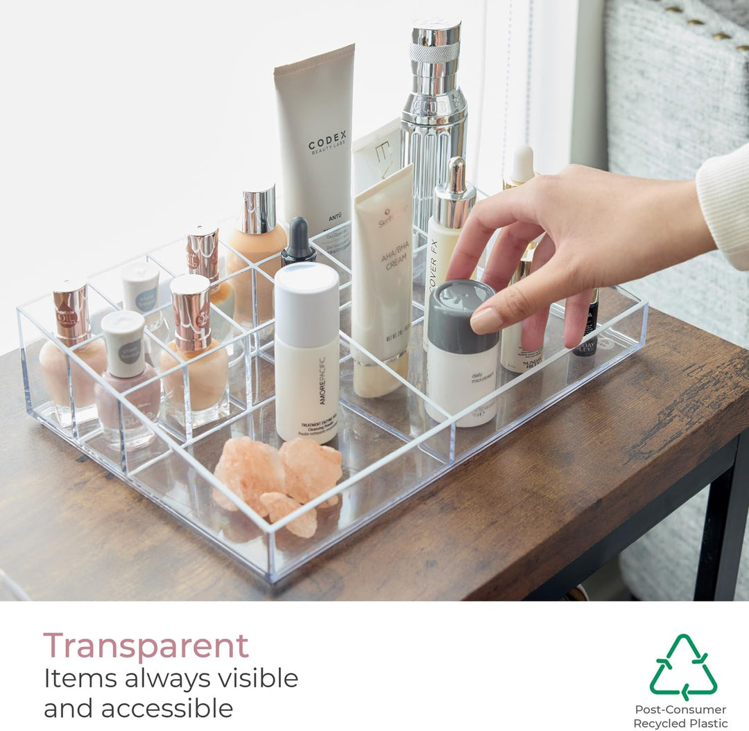 iDesign Make-up Organizer, Schmink Aufbewahrung mit 13 Fächern aus der Signature Series by Sarah Tan