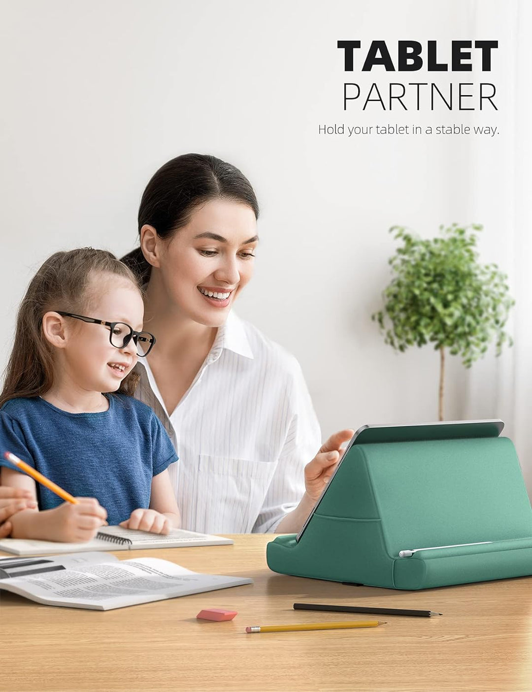 Lamicall Tablet Halter Kissen, Tablet Ständer - Kissenhalter Halterung Bett Sofa für New 2022 iPad P