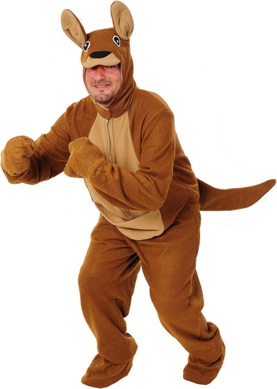 Känguru Kostüm offen Einheitsgrösse L-XL Fasching Karneval Fastnacht Junggesellenabschied Motto Part