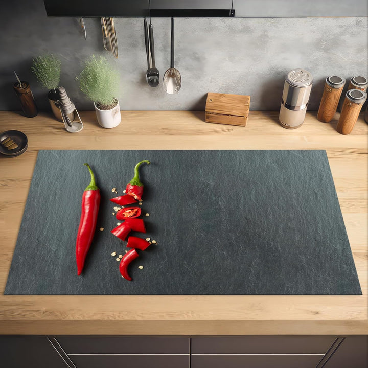 KitchenYeah© Herdabdeckplatte Einteilig Induktionsmatte Küche Abdeckung Ceranfeld Herd Abdeckplatte