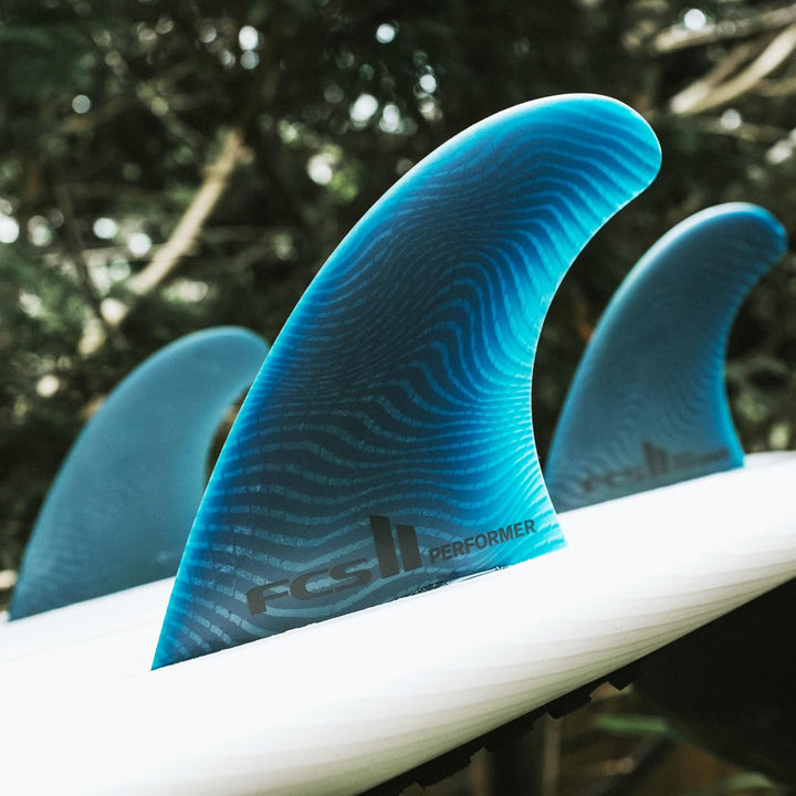 FCS Performer Eco Neo Surfbrettflossen aus Glas L Tri (3 Flossen), L Tri (3 Flossen)
