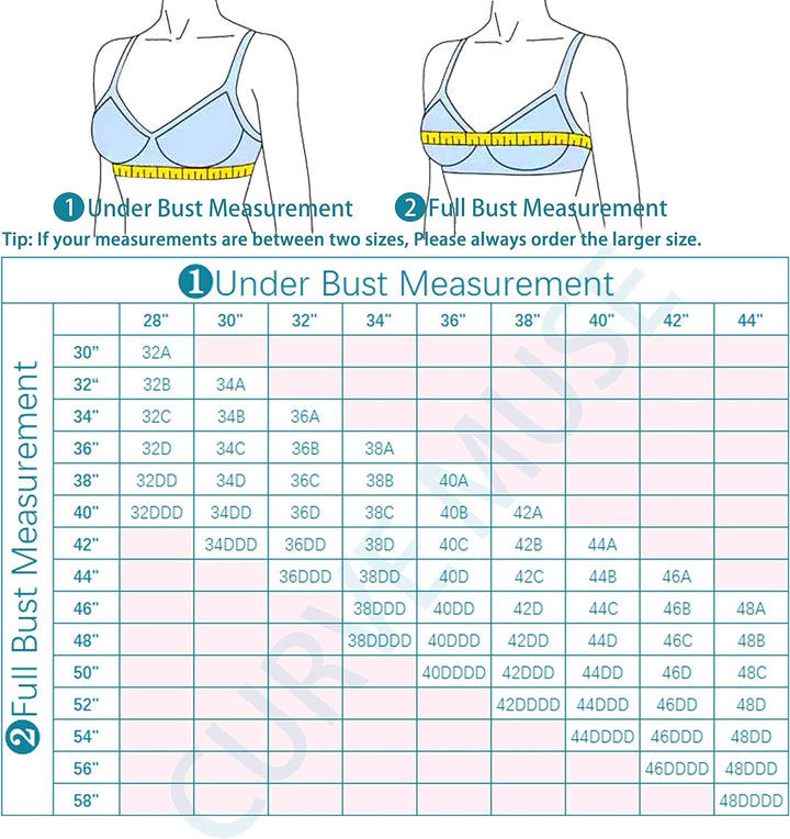 Curve Muse Damen-BH, ungefüttert, Balconette, Baumwolle, Spitze, Übergrösse, 2er- oder 3er-Pack 75E