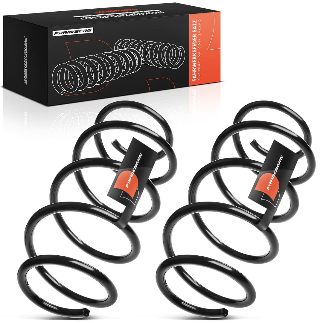 2x Federn Fahrwerksfeder Vorderachse Kompatibel mit Fox 5Z1 5Z3 Schrägheck 1.2L 2005-2011 Replace# 6