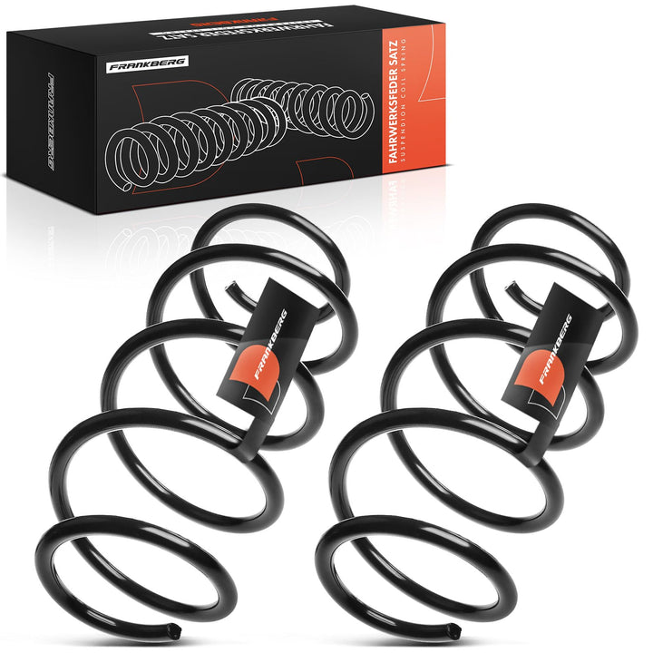 2x Federn Fahrwerksfeder Vorderachse Kompatibel mit Fox 5Z1 5Z3 Schrägheck 1.2L 2005-2011 Replace# 6