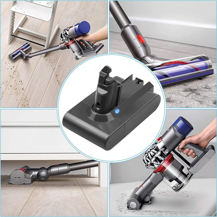 LabTEC DC62 Akku 21.6 V 4000 mAh Ersatz für Dyson V6 Akku DC58 DC59 DC61 DC62 DC72 DC74 SV03 SV04 SV