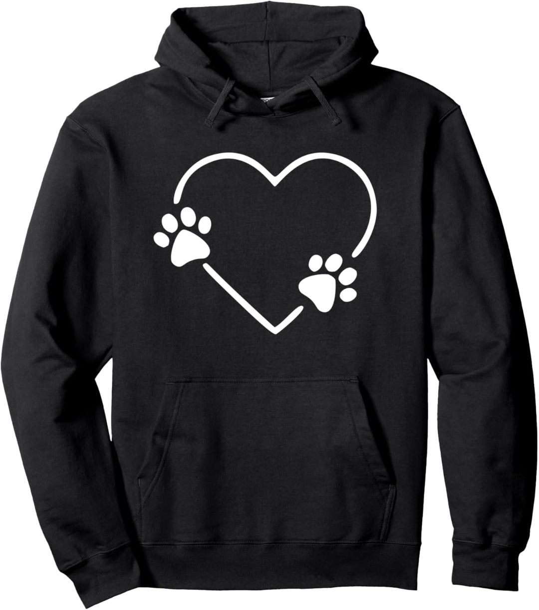 Hund Mutter Mama Mutter Besitzer - Hund Pfote Herz Pullover Hoodie