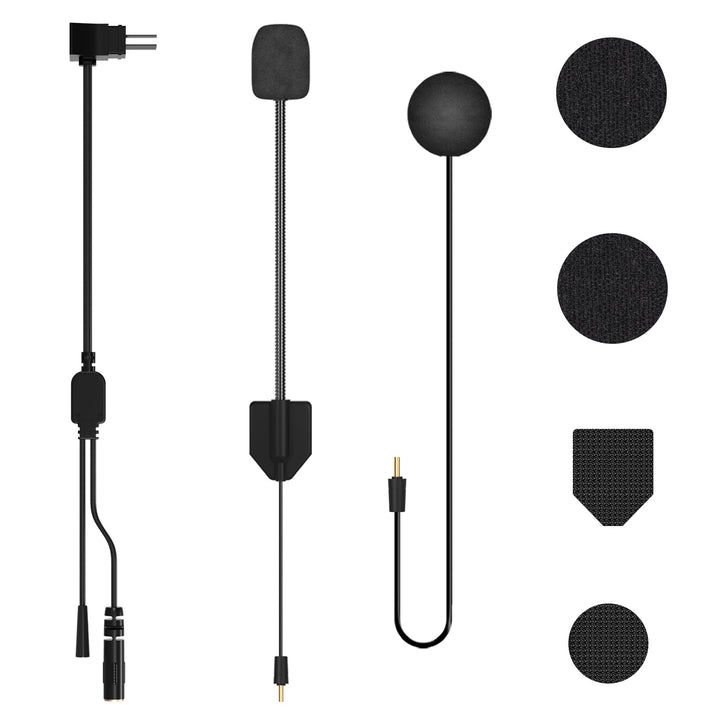 Fodsports Zubehör für FX7 Motorrad Intercom, FX7 Headsetcable Kit(Lautsprecher&Mikrofon)