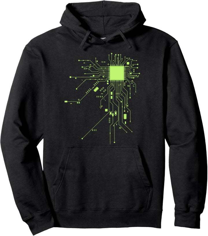 CPU Technik Nerd Computerchip Informatiker Programmierer Pullover Hoodie