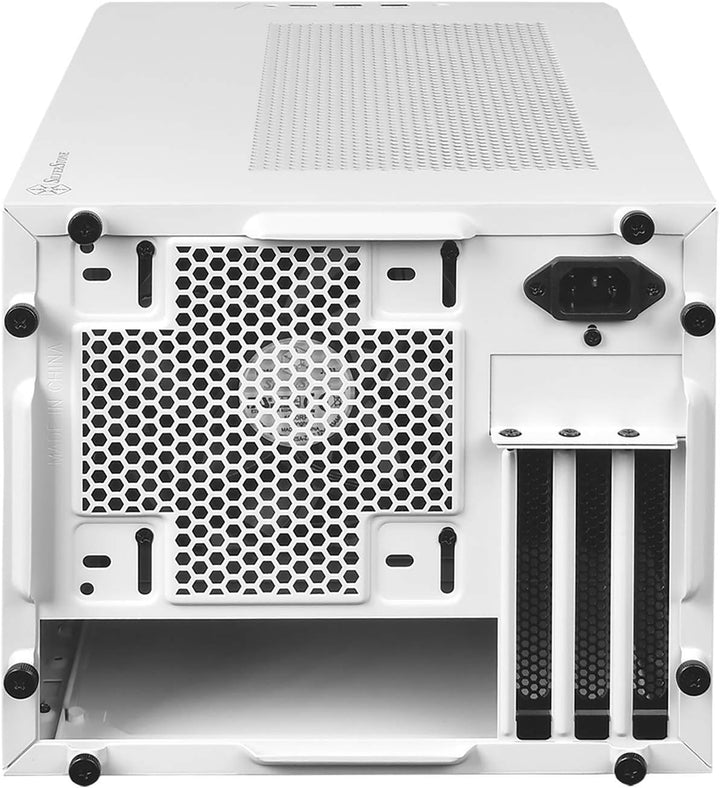 SilverStone Technology SUGO 14, Weiss, Mini-ITX-Würfelchassis, Unterstützt Grafikkarten in voller Lä