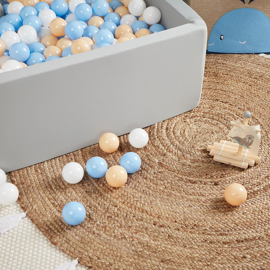 Bieco Bälle für Bällebad Beach | 100 Stück | Bunte Bälle | Bällebad Kinder | Bällebad Baby | Bälleba