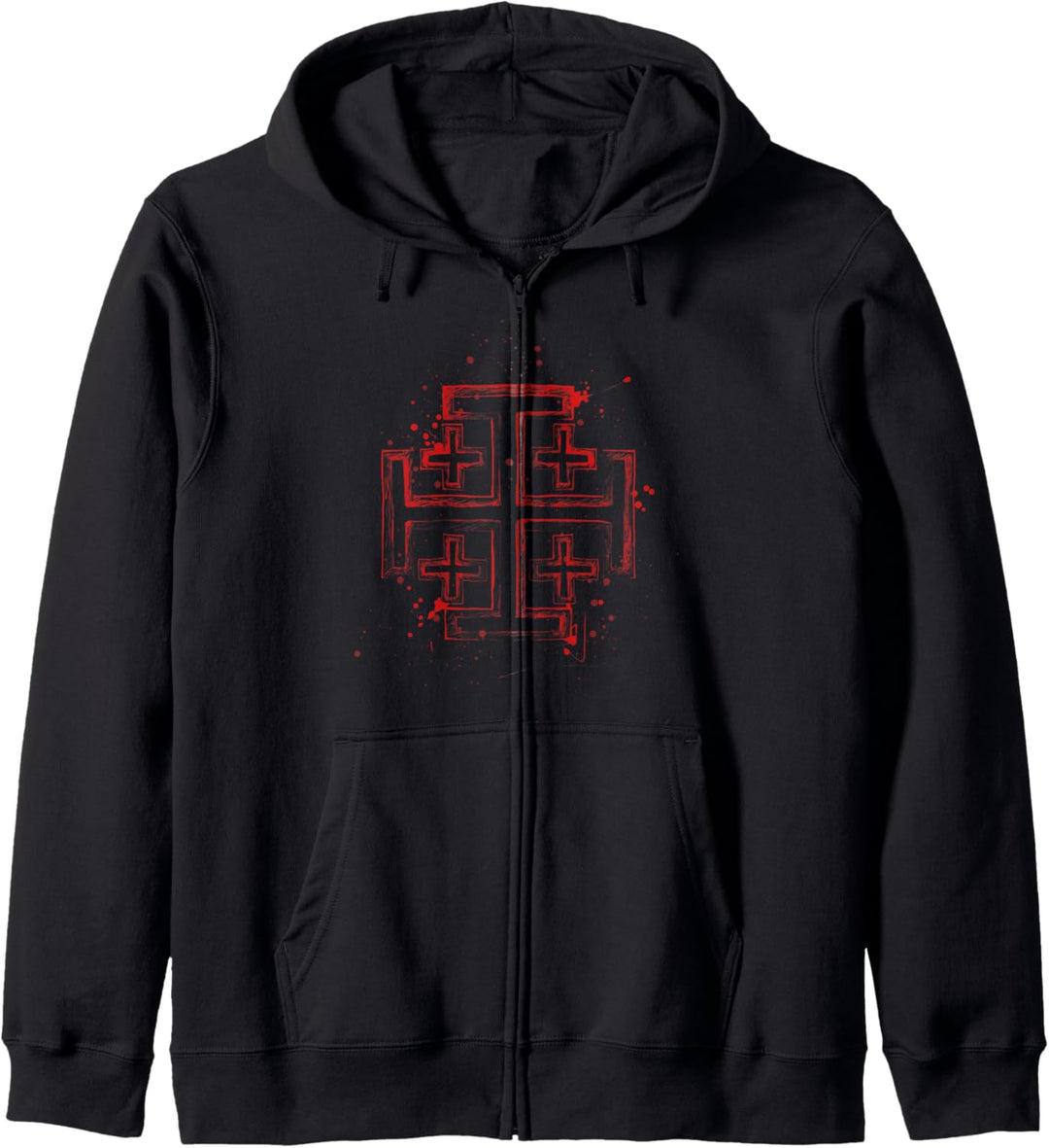 Tempelritter Mittelalter Tempelritter Kapuzenjacke