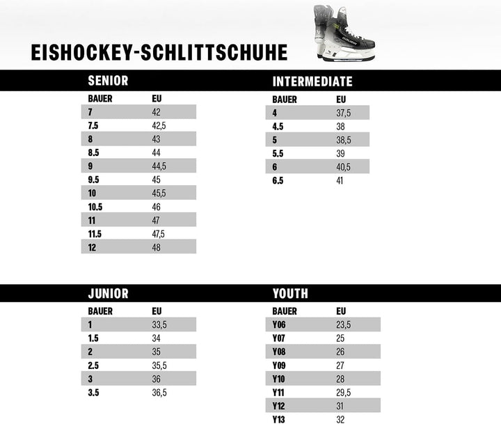 Bauer Vapor X250 Schlittschuh 2023 Onecolor 43, Onecolor 43