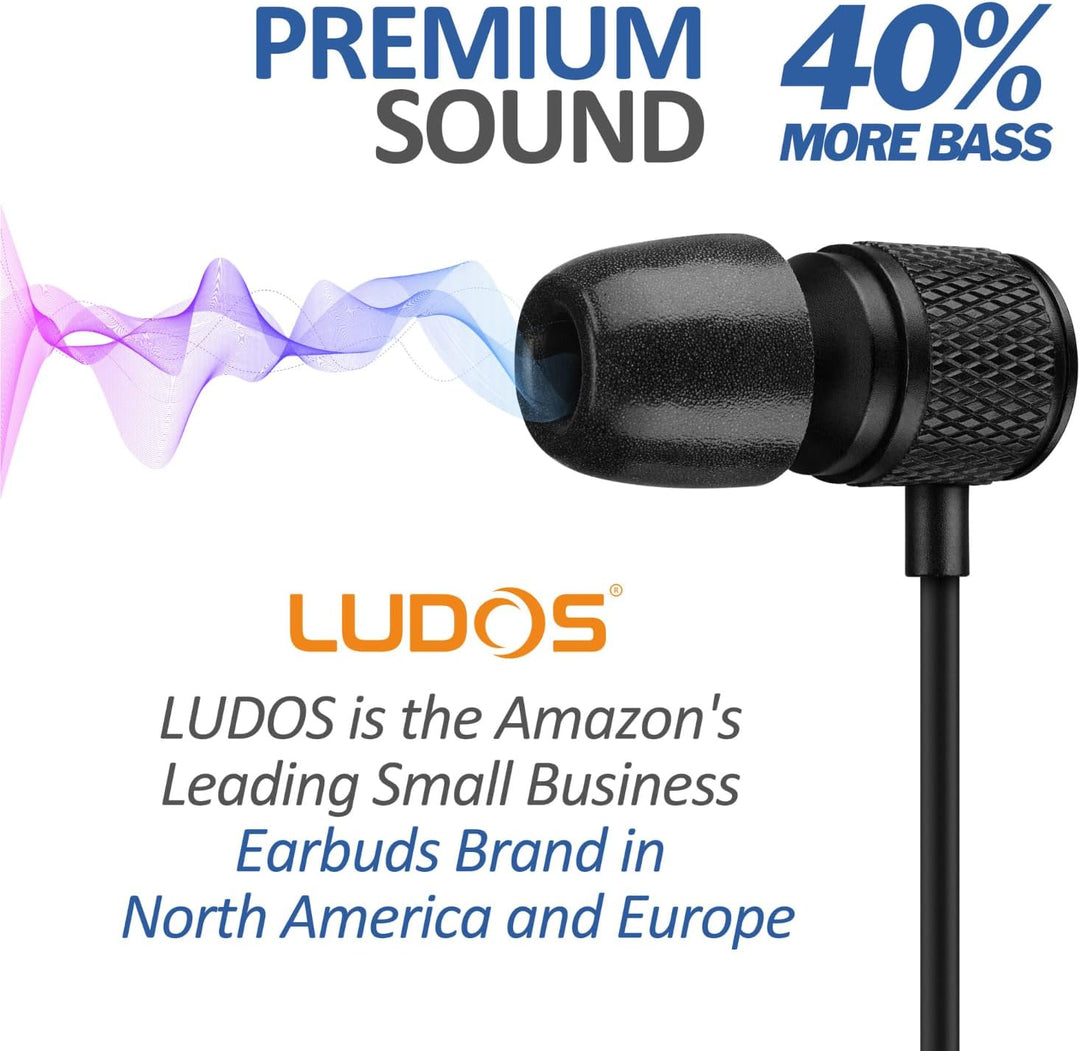 LUDOS Ultra USB C Kopfhörer, 5 Jahre Garantie für iPhone 16 15 Pro Max Plus Samsung Galaxy S24 S23 U