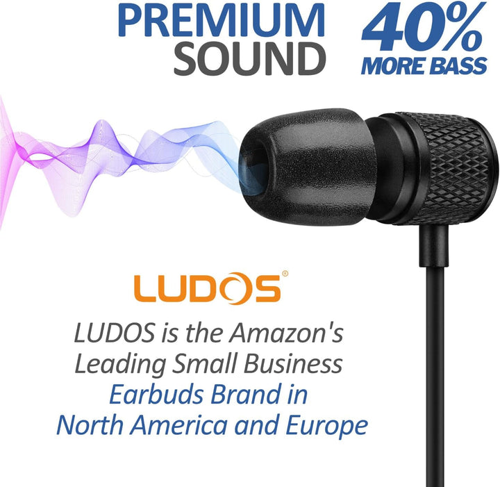 LUDOS Ultra USB C Kopfhörer, 5 Jahre Garantie für iPhone 16 15 Pro Max Plus Samsung Galaxy S24 S23 U