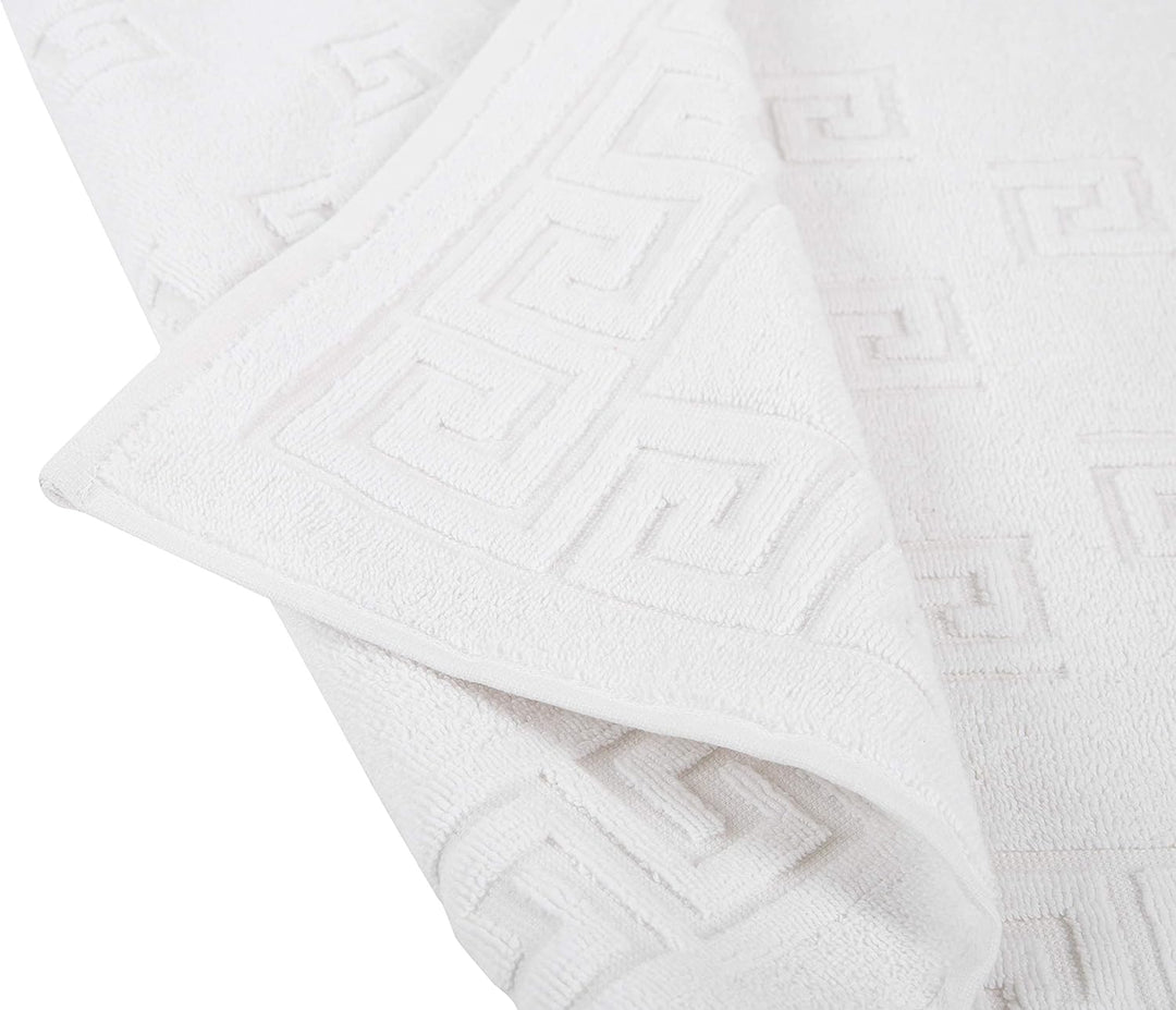 Arle-Living Luxus Medusa Duschvorleger im 2er Pack 50x80 cm - feinste Baumwolle/Jacquard Webung/Hoch