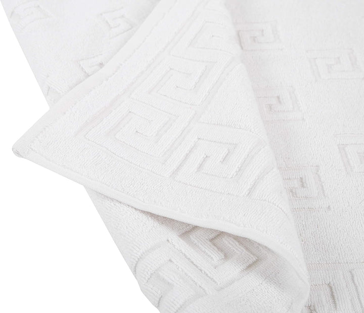 Arle-Living Luxus Medusa Duschvorleger im 2er Pack 50x80 cm - feinste Baumwolle/Jacquard Webung/Hoch