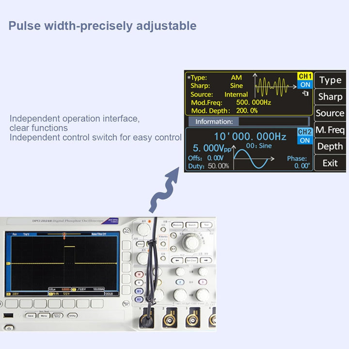 Signalgenerator PSG9080 80 MHz Programmierbarer Zweikanalfunktionsgenerator Generator für Beliebige