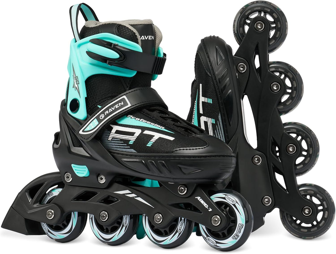 Inline Skates Inliner Raven Profession Black/Mint 35-39(23cm-25,5cm), Black/Mint 35-39(23cm-25,5cm)