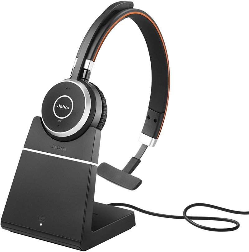 Jabra Evolve 65 SE Schnurloses Stereo-Headset - Bluetooth-Headset mit Mikrofon mit Geräuschunterdrüc