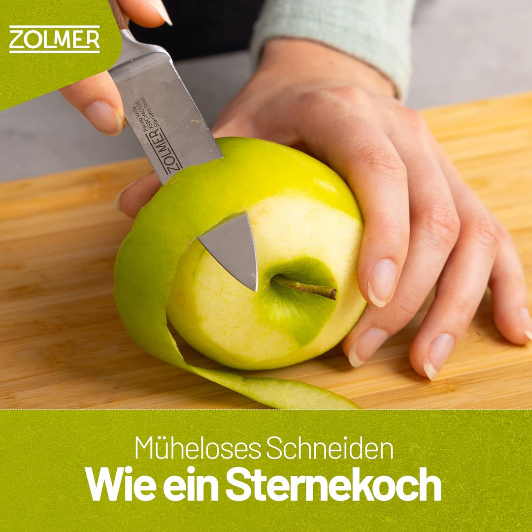 ZOLMER Profi Gemüsemesser – Scharfes Schälmesser in Premium Qualität – Gefertigt aus Deutschem Edels