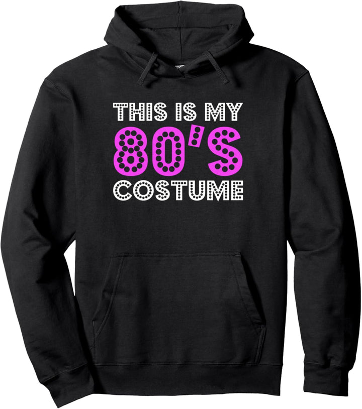 80er Achtziger Costume Pullover Hoodie