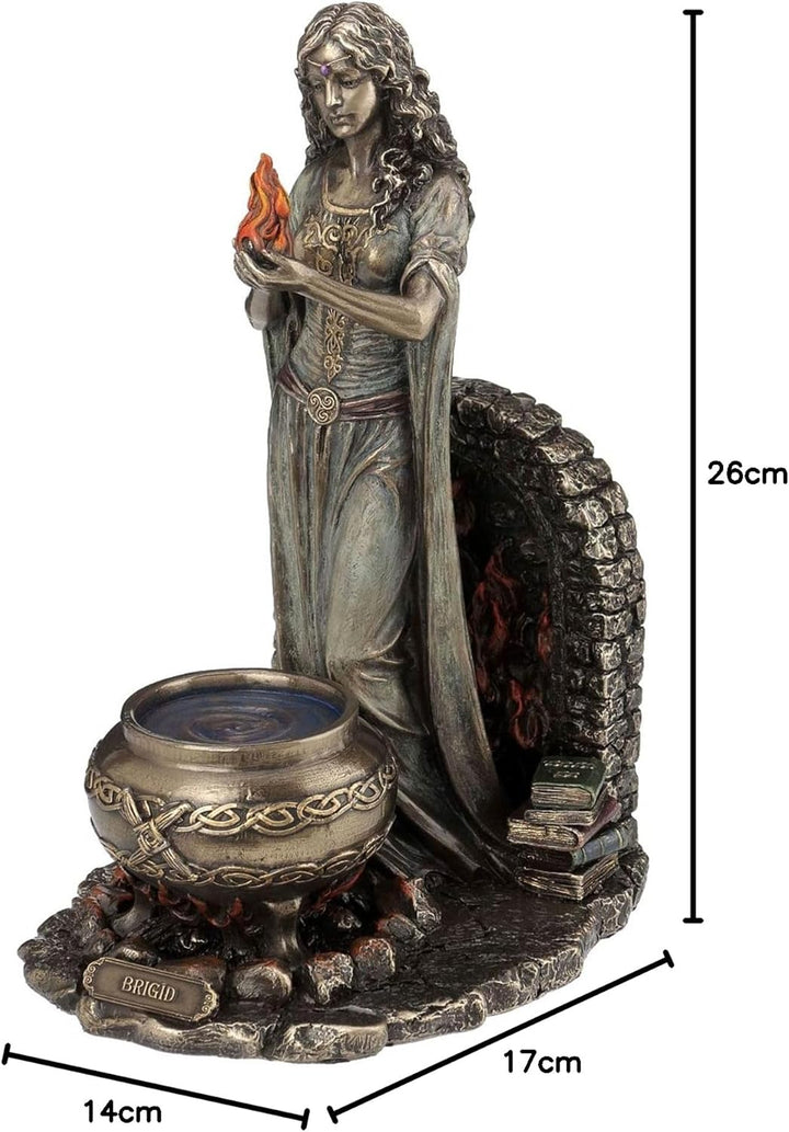 ORIGEN Statue der Brigit-Göttin der Druiden, keltische Göttin der Druiden, nordische Mythologie, H 2