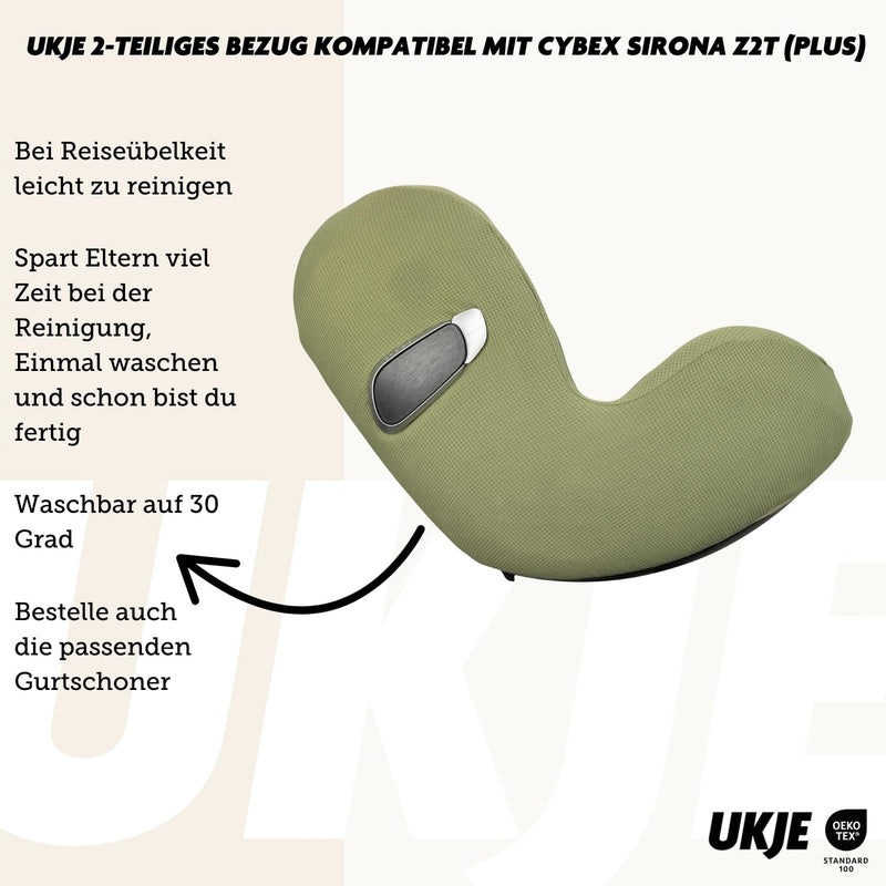 Ukje Bezug | Kompatibel mit Cybex Sirona z i-size | Viele Farben & Muster | Dickes, Atmungsaktives B