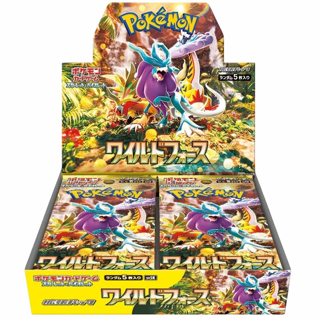 Pokémon Scarlet & Violet Wild Force (sv5K) Booster Display - JPN