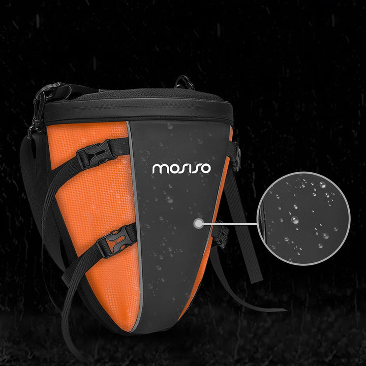 MOSISO Motorrad Hecktasche Multifunktionale wasserdichte Polyester Aufbewahrung Satteltasche, 10L Ou