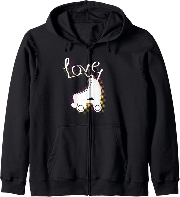 Rollkunstlauf Queen Girl Rollschuh Sport Love Geburtstag Kapuzenjacke