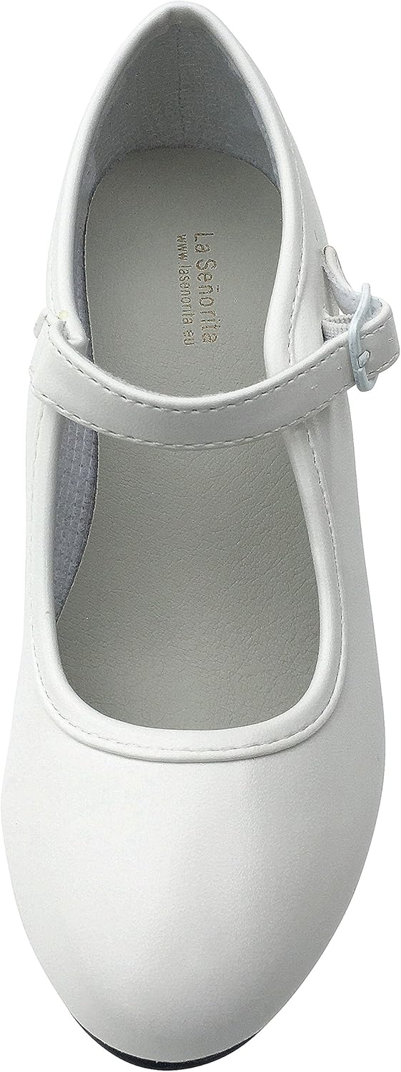 La Senorita Spanische Flamenco Schuhe 24 EU Weiss, 24 EU Weiss