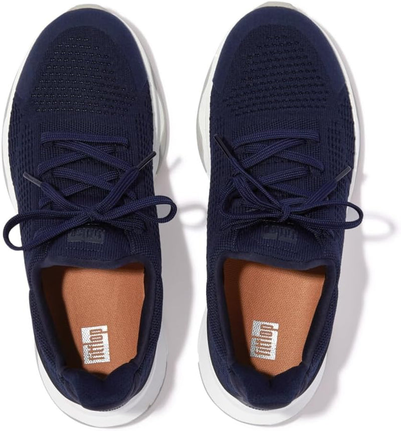 FitFlop Womens Vitamin Ffx Knit Sports Sneakers Midnight Navy Mix 36, Midnight Navy Mix 36