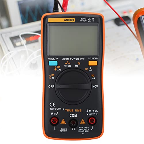 FTVOGUE Digitalmultimeter AN8009 Auto Range True RMS AC / DC-Spannung Elektronisches Messgerät Messe