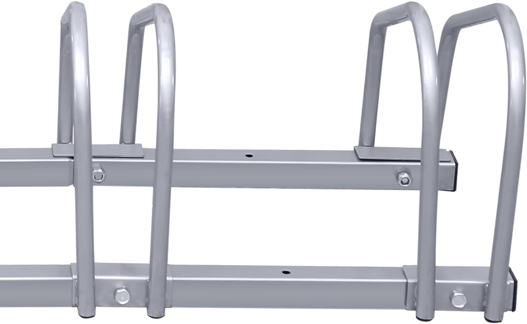 Yakimz Fahrradständer Boden Für 6 Fahrräder, Mehrfachständer, Fahrradhalter Bodenständer, Aufstellst