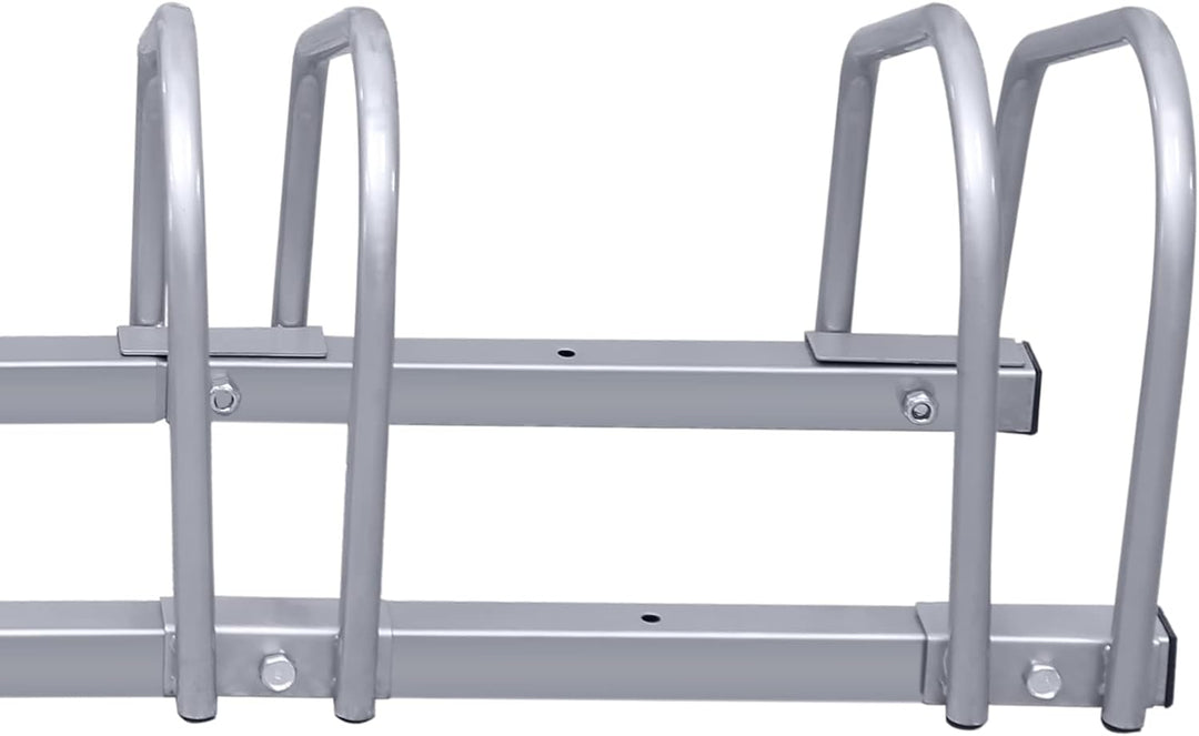 Yakimz Fahrradständer für 5 Fahrräder, 35-55 mm Reifenbreite, Mehrfachständer Aufstellständer Bodenp