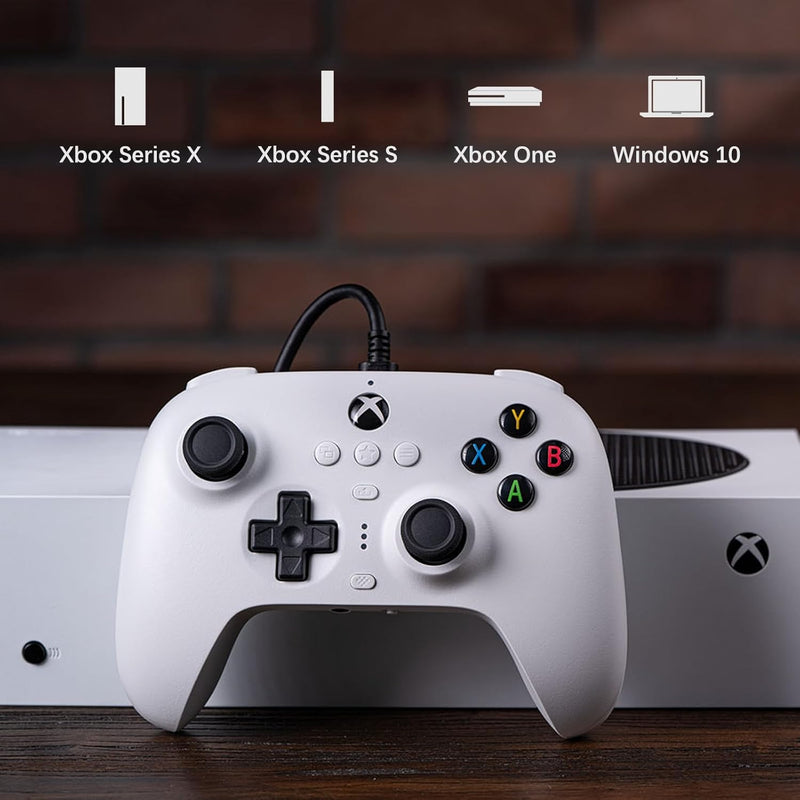 AKNES 8Bitdo Ultimate Wired Controller für Xbox Series X|S, Xbox One, Windows 10/11, Gamepad mit Hal