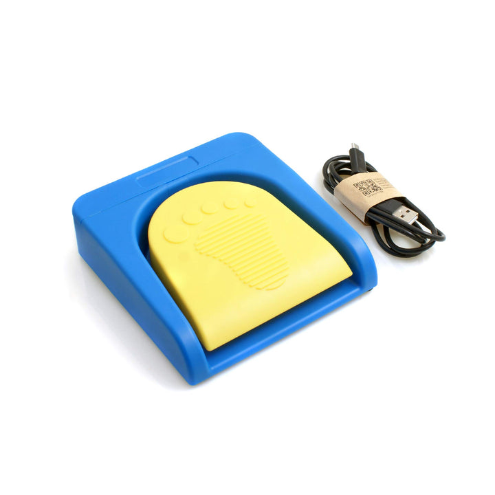 System-S Bluetooth Pedal Fussschalter Kabellos USB mit LED-Anzeige
