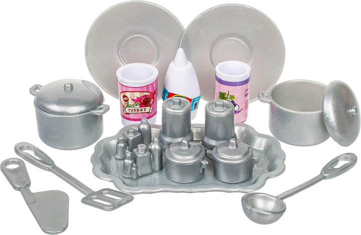alles-meine.de GmbH Puppenhaus Möbel - Sound & Licht - 31 cm gross - grosser Kühlschrank mit Eiswürf