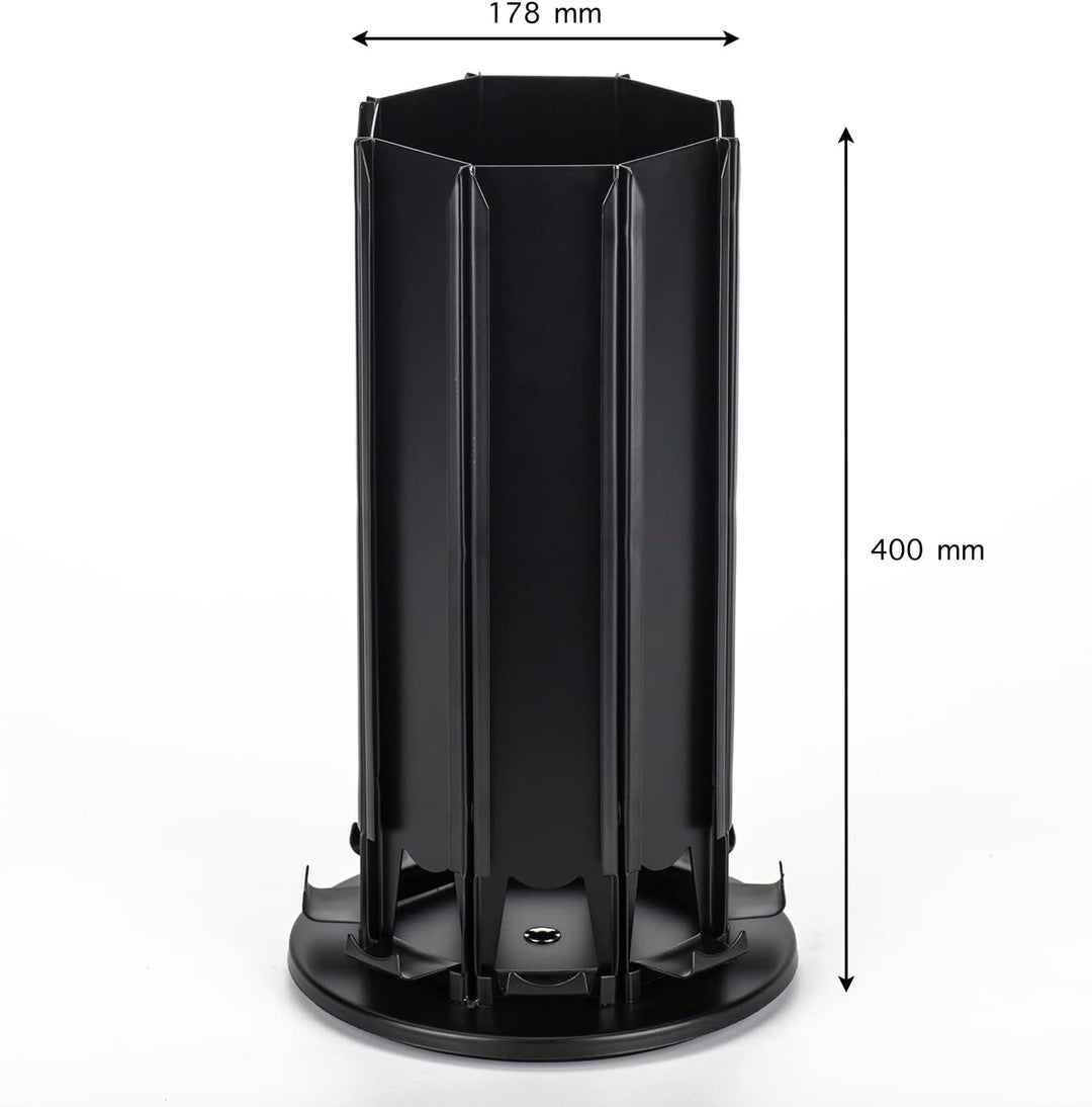 Bagoo Karussellhalter für Kaffeepads für Nespresso Vertuoline mit zentraler Aufbewahrung für zusätzl