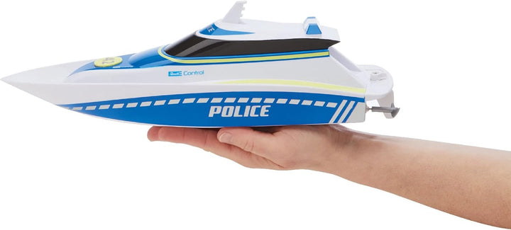 Revell Control 24138 RC Polizeiboot, mit wasserdichter Elektronik und integriertem LI-Ion-Akku Koffe