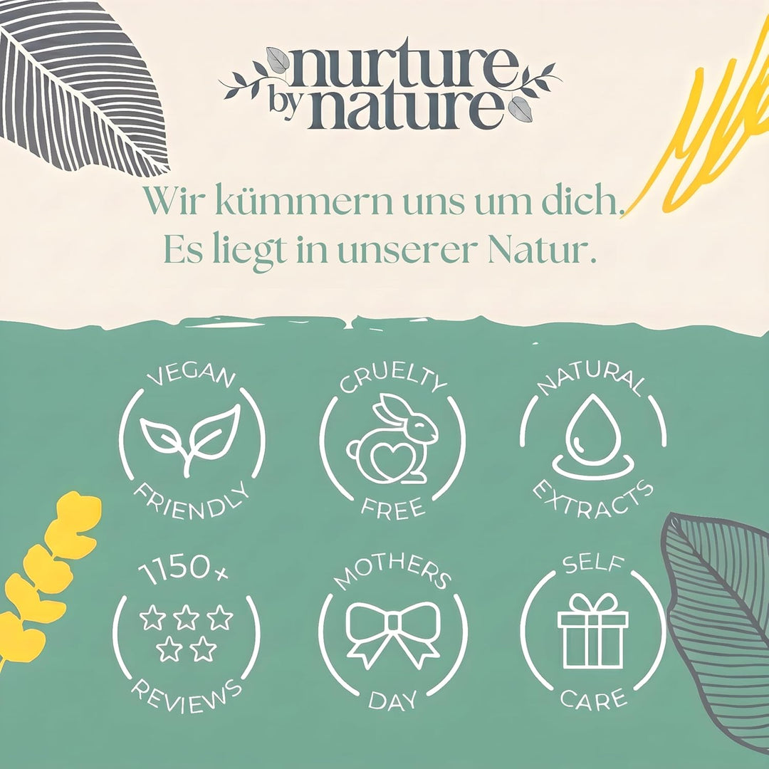 Nurture by Nature, Entspannung & Uplift, Verwöhnkörbe für Frauen, Spa-Badeset, Badesalz, Aromatherap