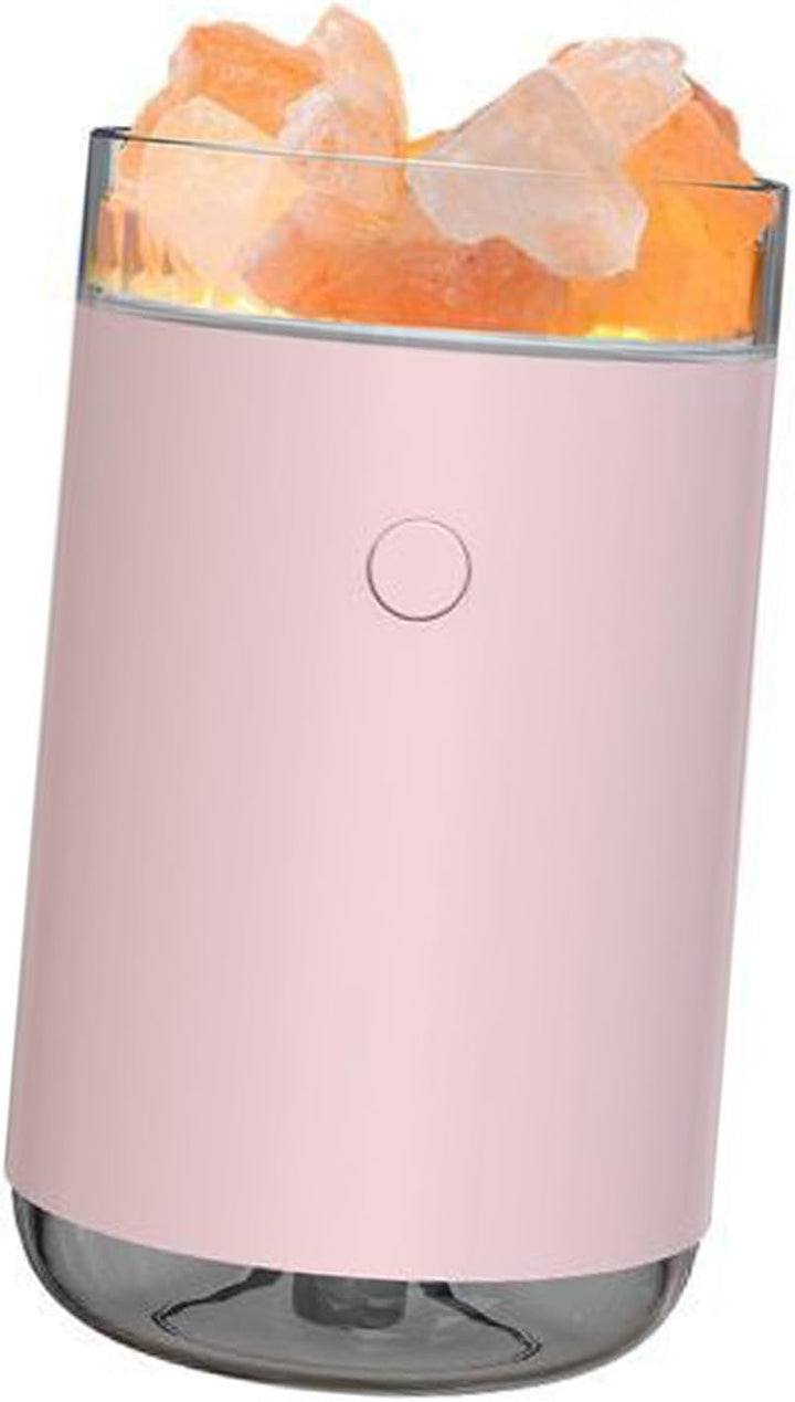 Salzdiffusor, Luftbefeuchter USB, Diffusor mit farbenfrohen leichten Effekt Luftqualität Verbesserun