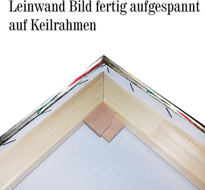 Julia-Art - Leinwandbilder - XXL Leinwand Bild (120 x 80 cm 1 teilig) Wandbilder mit Keilrahmen - Ku