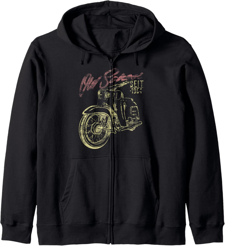 Oldschool Moped Simson-Schwalbe Kapuzenjacke