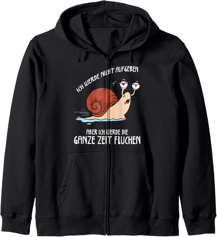 Ich Werde Nicht Aufgeben Läufer Schnecke Laufen Joggen Kapuzenjacke