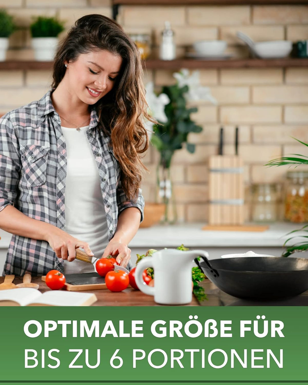 pasoli handgehämmerter Wok + gratis Rezepte eBook - voreingebrannt - traditionelle Asiapfanne - Brat