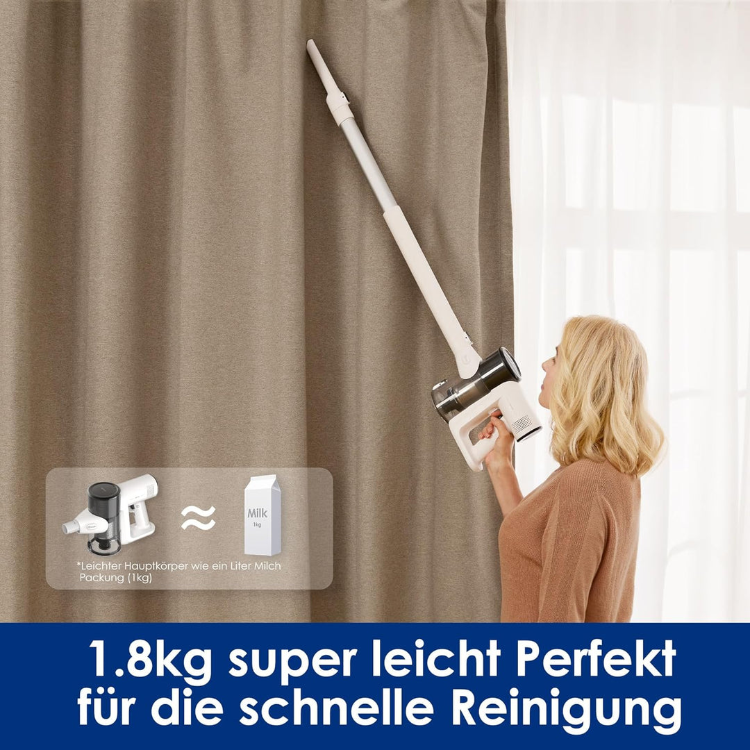 Tineco Pure One Air Kabelloser Staubsauger, super leicht, 1,8 kg, Multizyklon, Handstaubsauger mit M